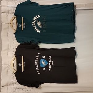Lot of 2 Philadelphia Eagles shirts